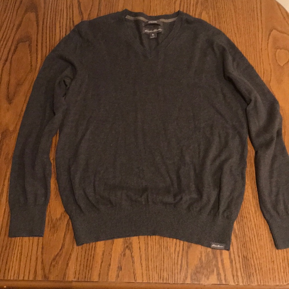 NEVER WORN! Eddie Bauer Gray Sweater